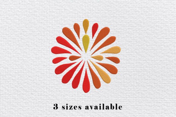 Abstract Sunburst Embroidery Design Review