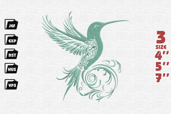 Elegant Teal Filigree Hummingbird Review