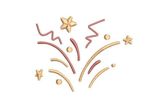 Festive Confetti Burst Embroidery Design Review
