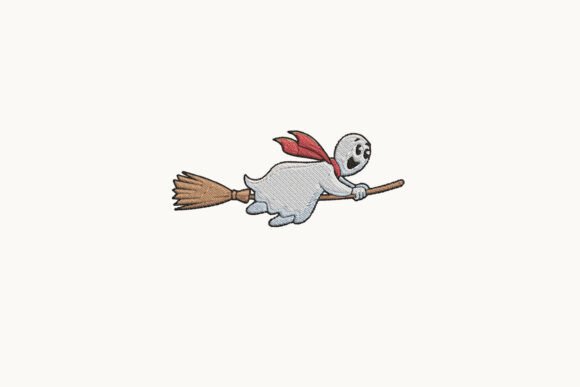 Flying Ghost on Broom Embroidery: A Designer’s Review