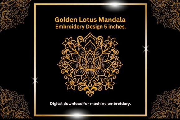 Golden Lotus Mandala – 5 Embroidery Review