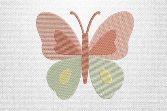 Pastel Butterfly Embroidery Design Review
