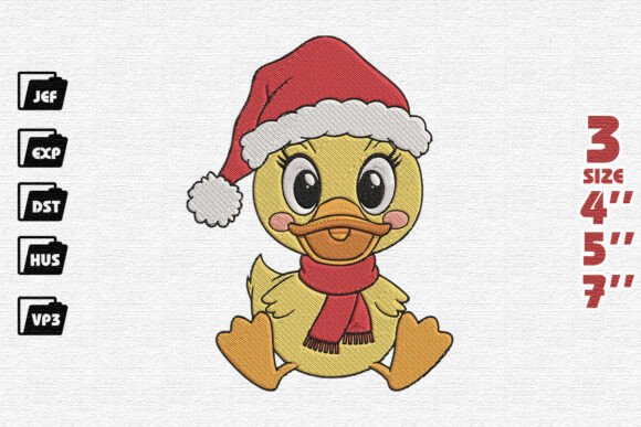 Review: Christmas Duckling with Santa Hat Design
