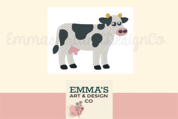 Review: Cow Embroidery Design for Real Projects