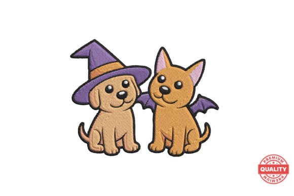 Review: Cute Halloween Puppy Friends Embroidery