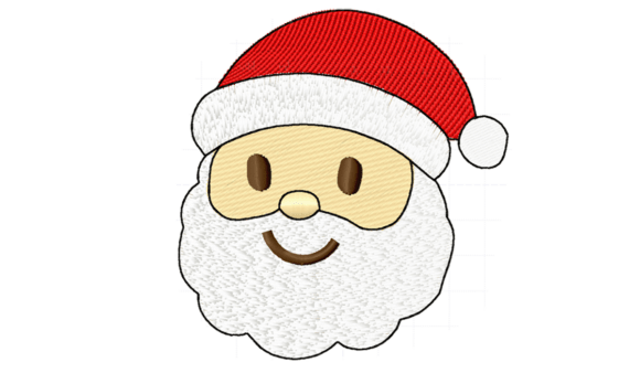 Review: Cute Santa Claus Face Embroidery Design