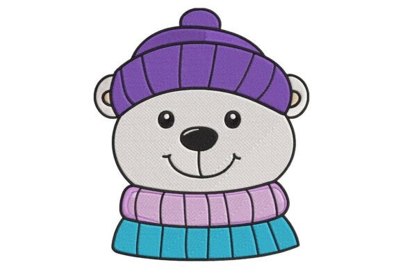 Review: Cute Winter Polar Bear Face Design