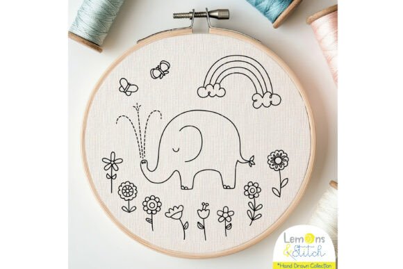 Review: Elephant Embroidery Flower, Rainbow for Business