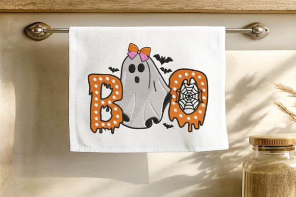 Review: Halloween BOO Embroidery Design for Boutique Apparel