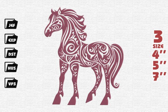 Review: Ornate Tribal Horse in Mauve