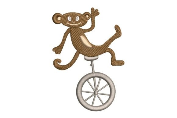 Review: Playful Circus Monkey on Unicycle Design