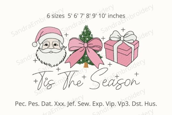 Reviewing the Christmas Season Embroidery Design